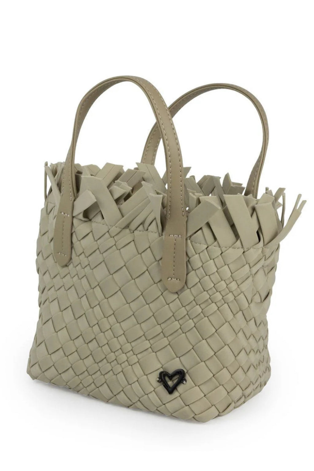 Barrie Tiny Fringe Woven Tote