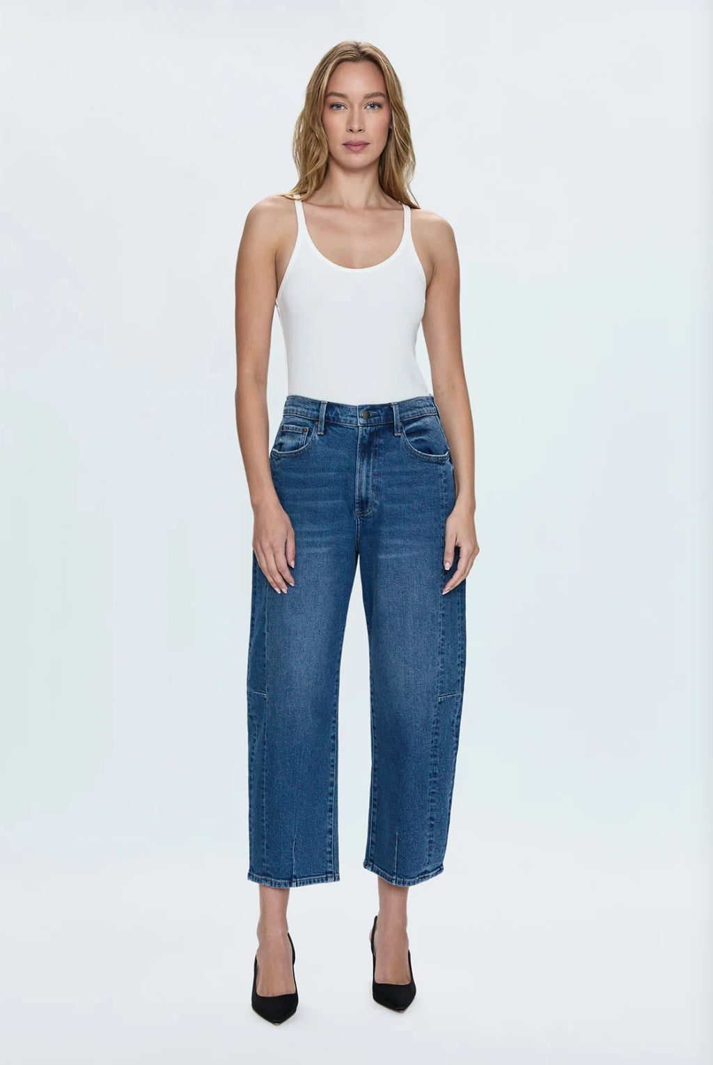 Eli High Rise Arched Leg Pant