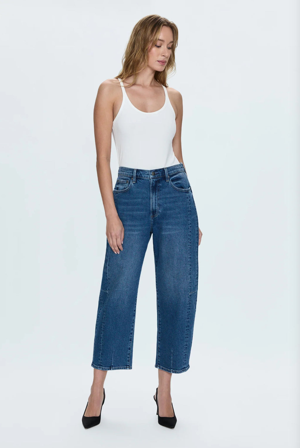 Eli High Rise Arched Leg Pant