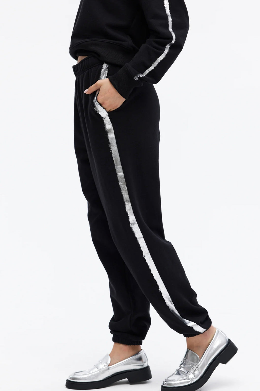 Chanel Metallic Tipped P.E. Sweatpants