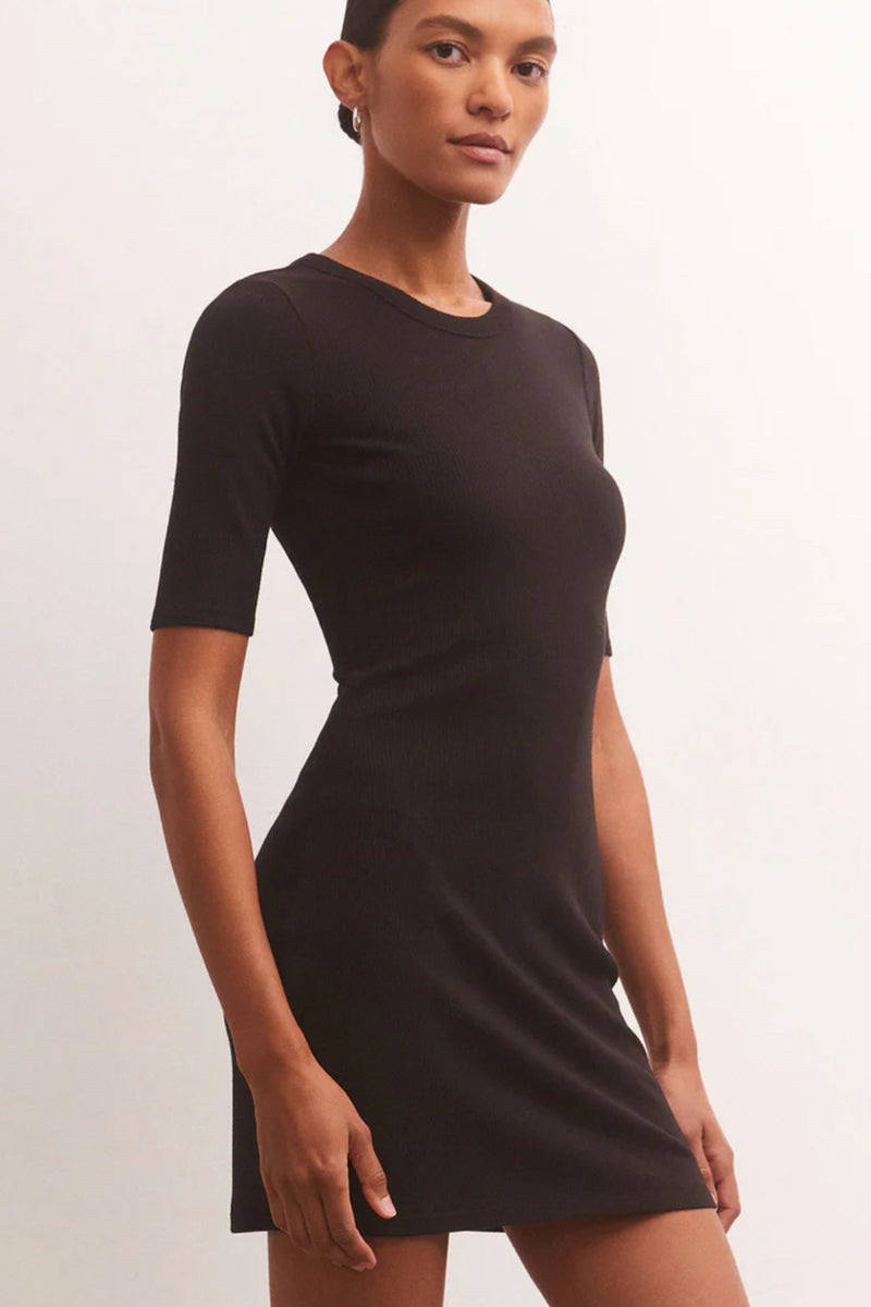 Z SUPPLY </br>Carolina Elbow Sleeve Mini Dress