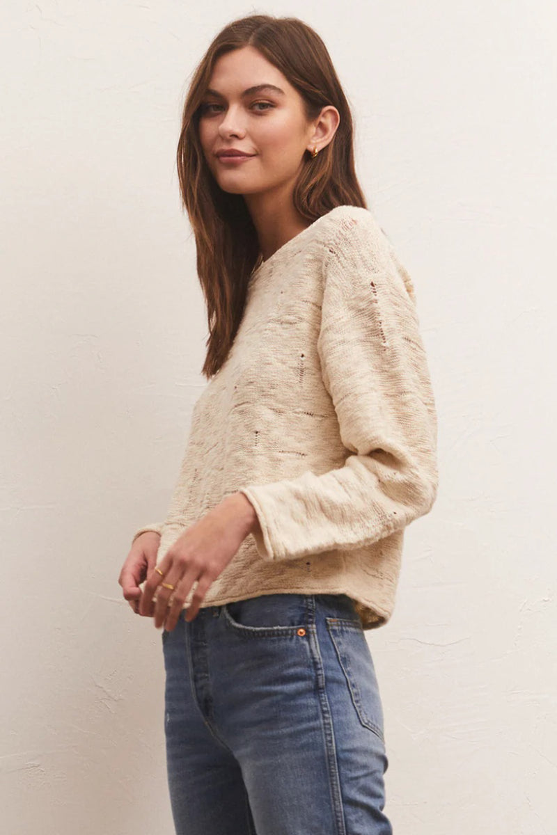 Z SUPPLY </br>Rowe Distressed Sweater