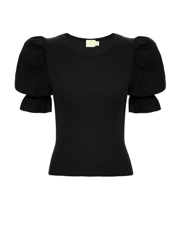 NATION </br>Kenzie Flounce Sleeve Tee