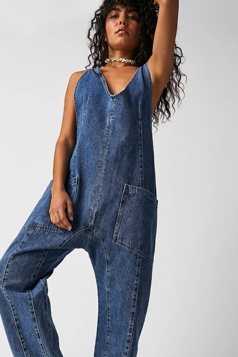 FREE PEOPLE </br>High Roller Jumpsuit