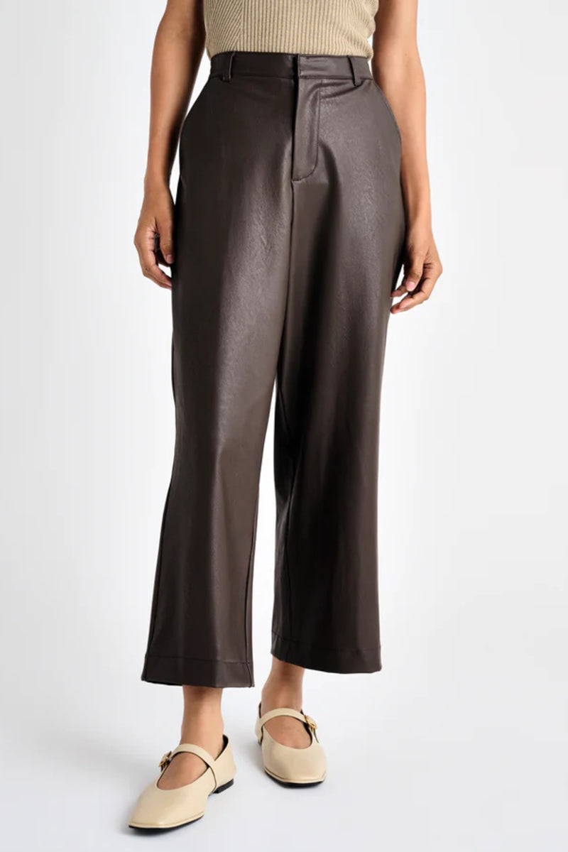 SPLENDID </br>Vegan Leather Ankle Trouser