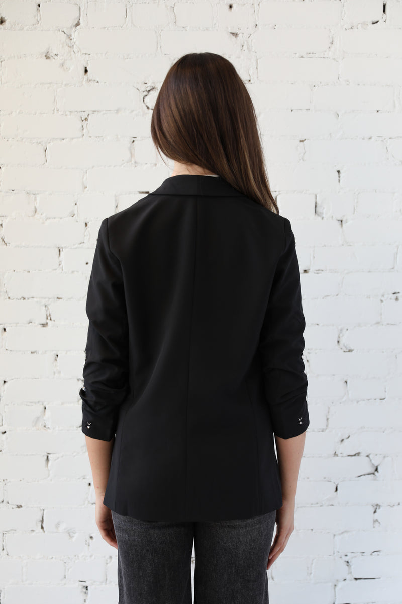 Rhinestone Detail Blazer