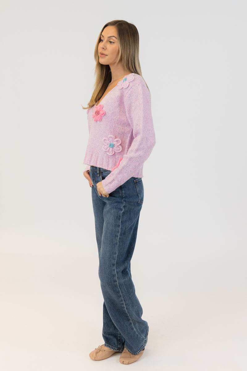 Kailie Flower Cardigan