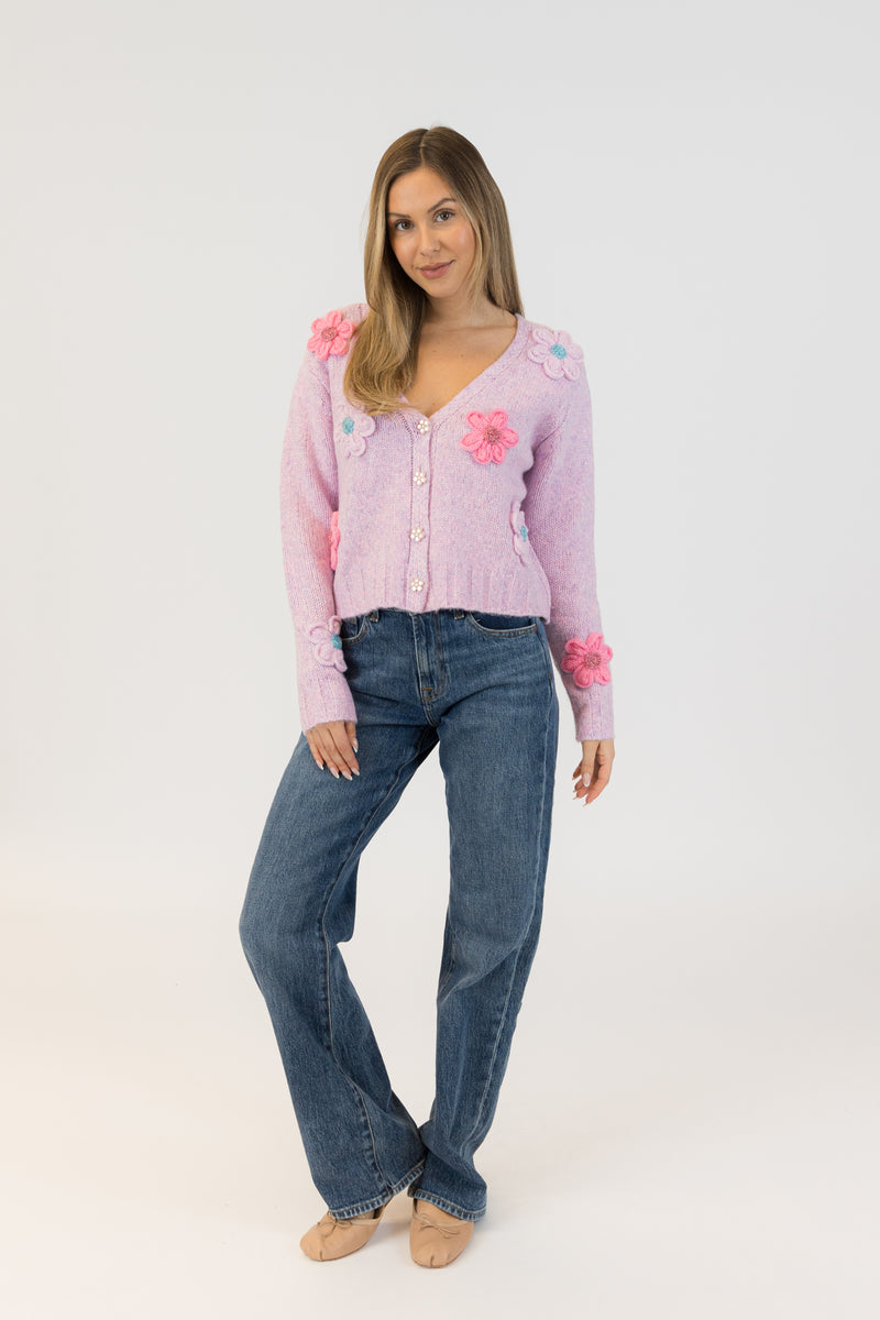 Kailie Flower Cardigan