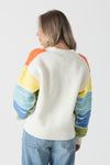 Multicoloured Sherpa Cardi