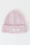 "Love" Embroidered Beanie