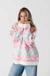 Fair Isle Mockneck Knit