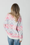 Fair Isle Mockneck Knit