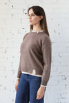 Distressed Layered Pullover