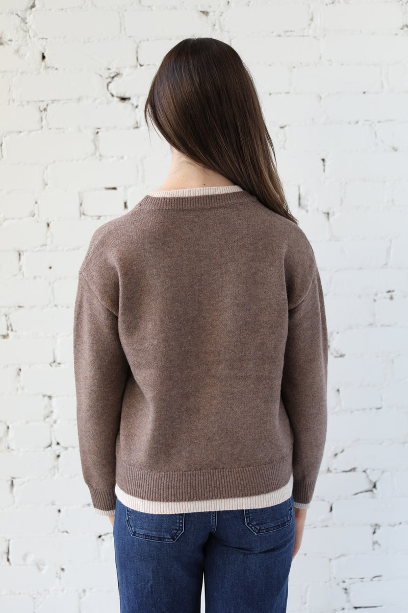 Distressed Layered Pullover
