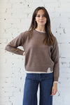 Distressed Layered Pullover