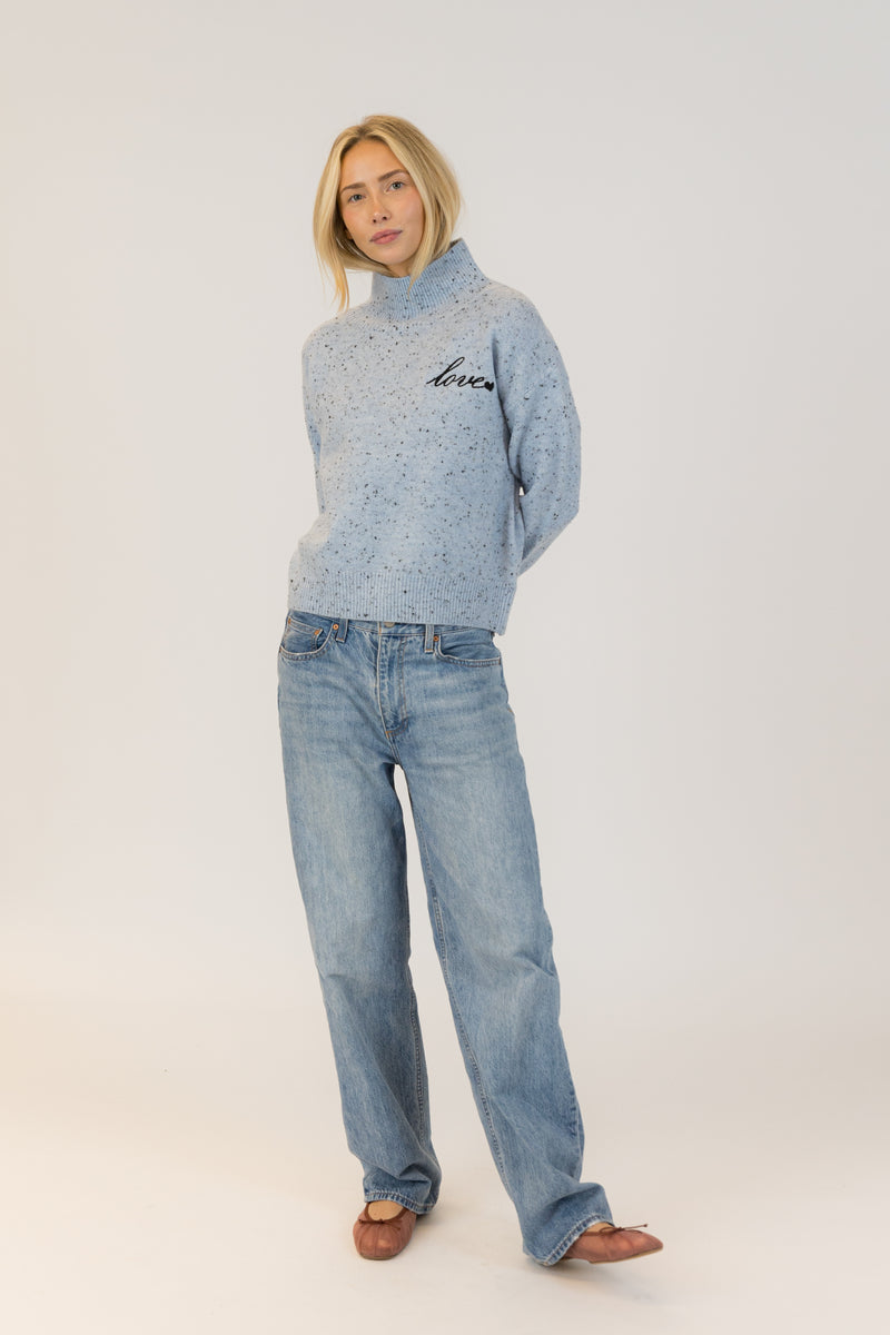 Macy Fleck Mockneck