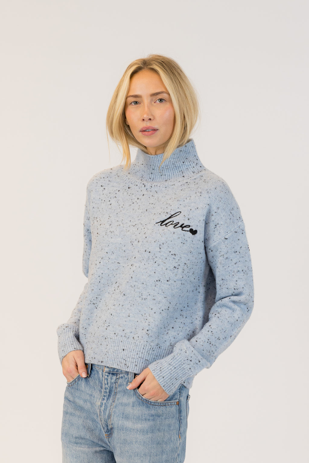 Macy Fleck Mockneck