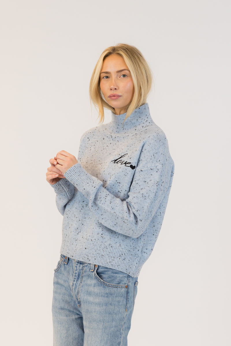 Macy Fleck Mockneck