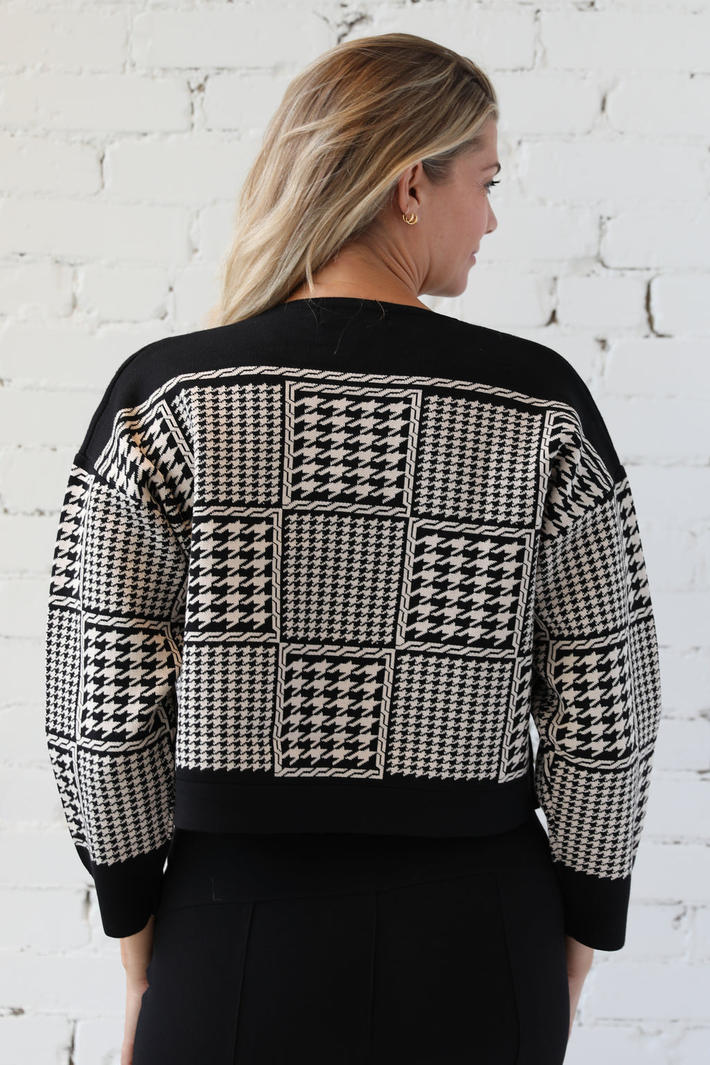 Houndstooth Cardigan