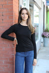 Meredith Long Sleeve Layered Top