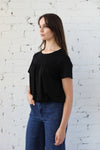 Essentials Bubble Hem Short Sleeve Tee
