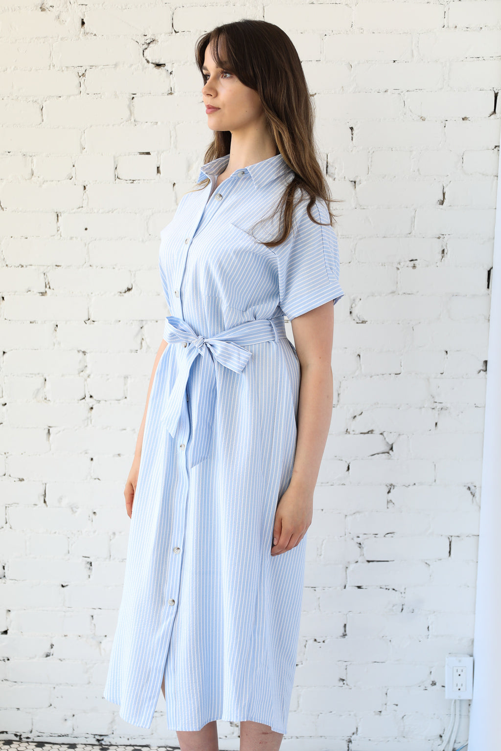Stella Stripe Shirt Dress