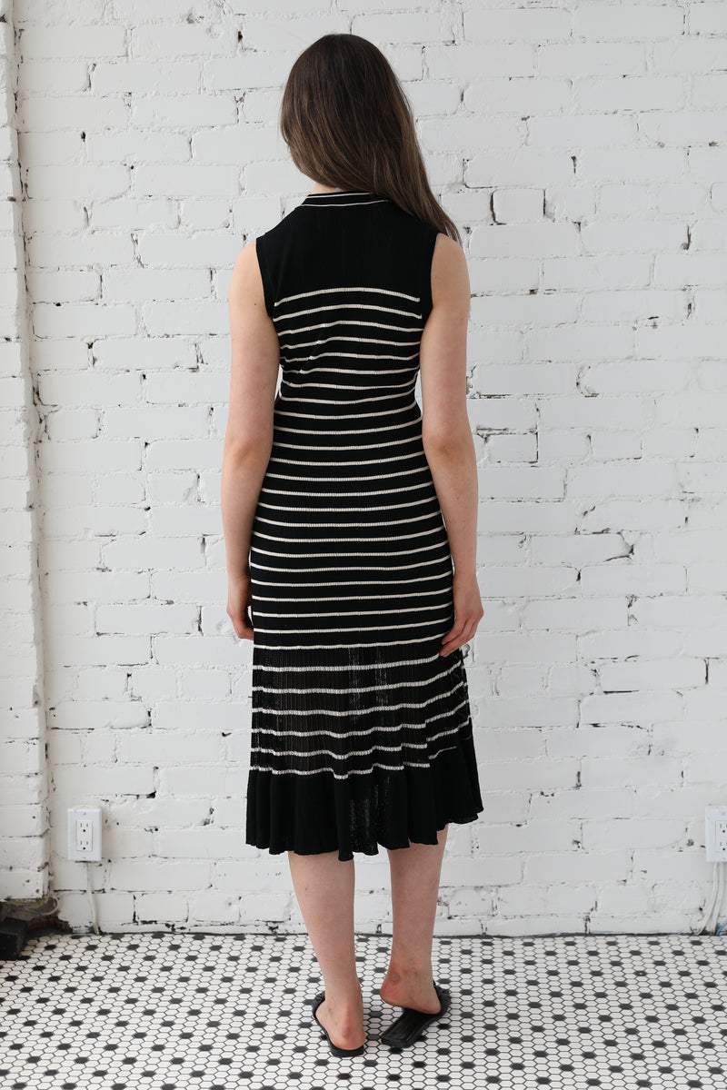 Veronica Stripe Button Down Dress