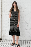 Veronica Stripe Button Down Dress