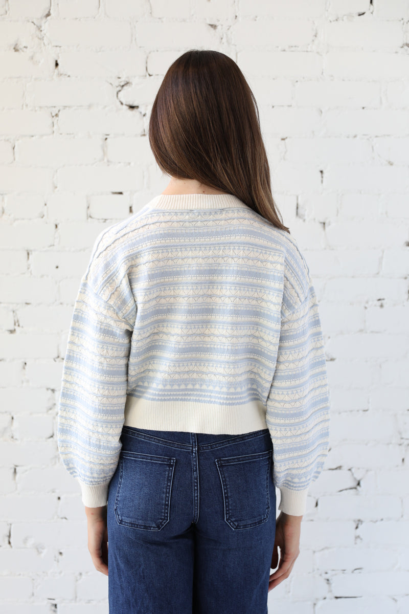 Macy Mixed Pattern Cardi