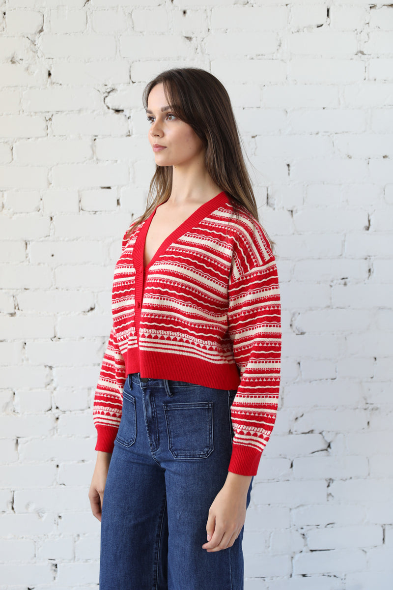 Macy Mixed Pattern Cardi