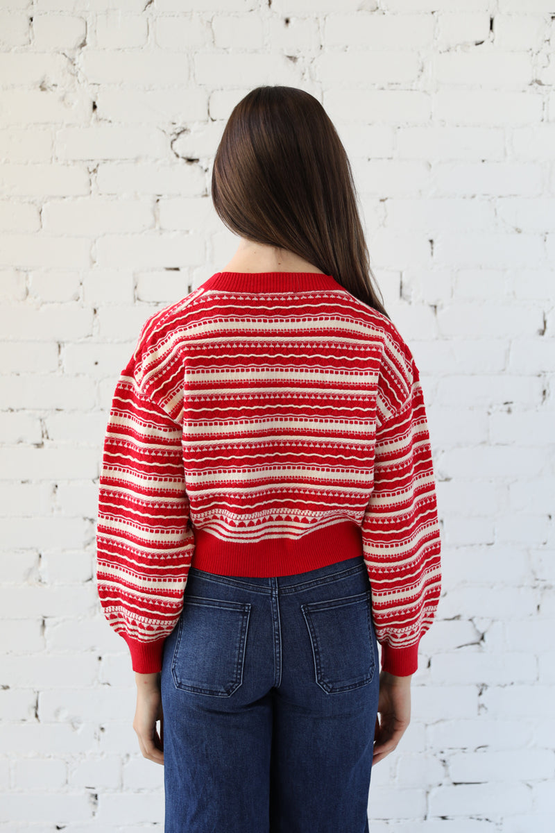 Macy Mixed Pattern Cardi