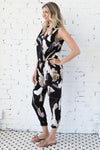 Sleeveless Crossover Front Jumpsuit