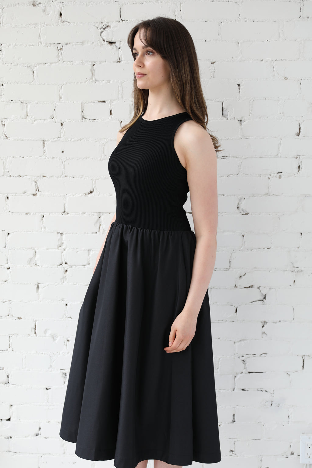 Markie Mixed Media Dress