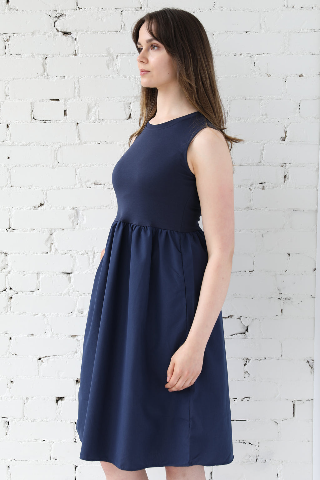 Freya Midi Dress With Pockets