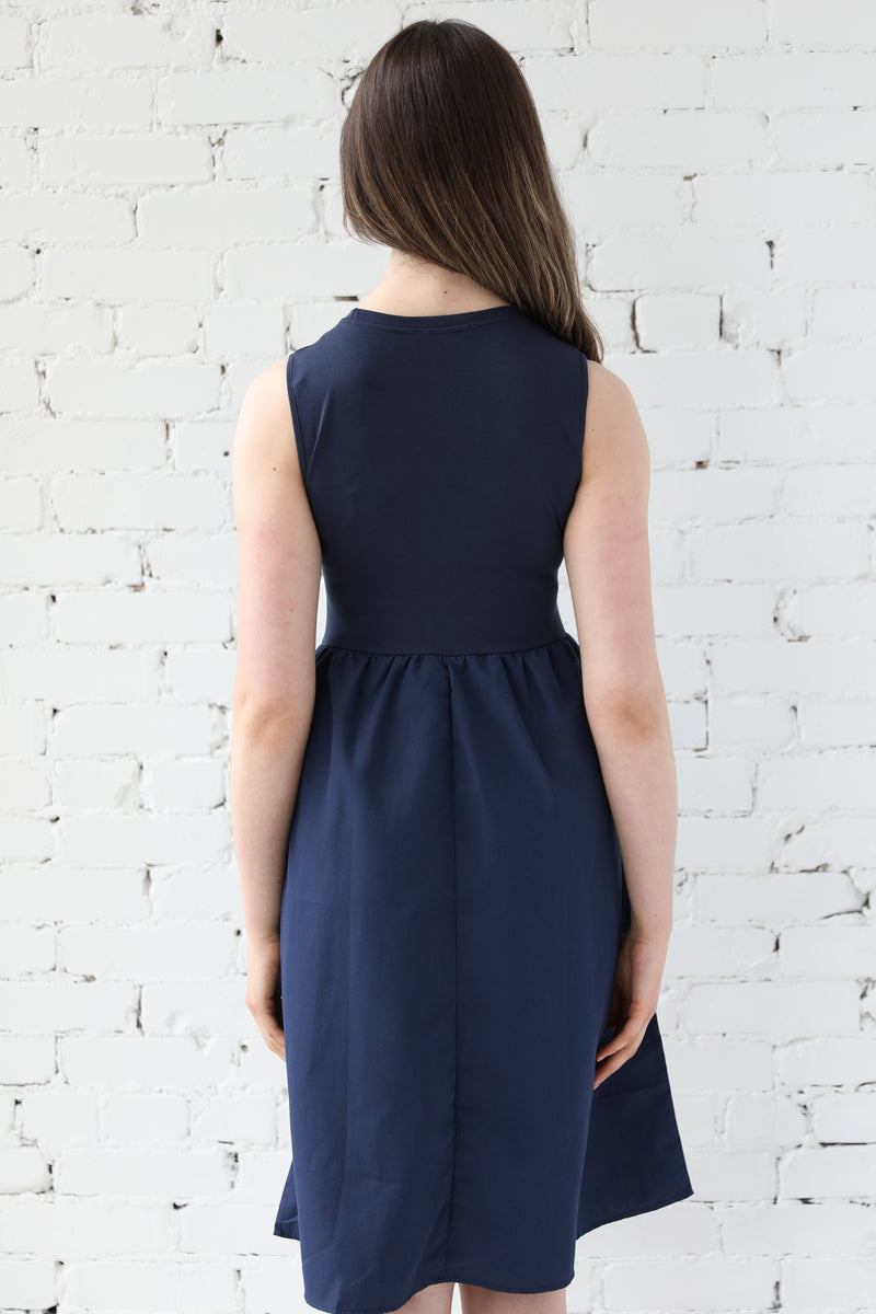 Freya Midi Dress With Pockets