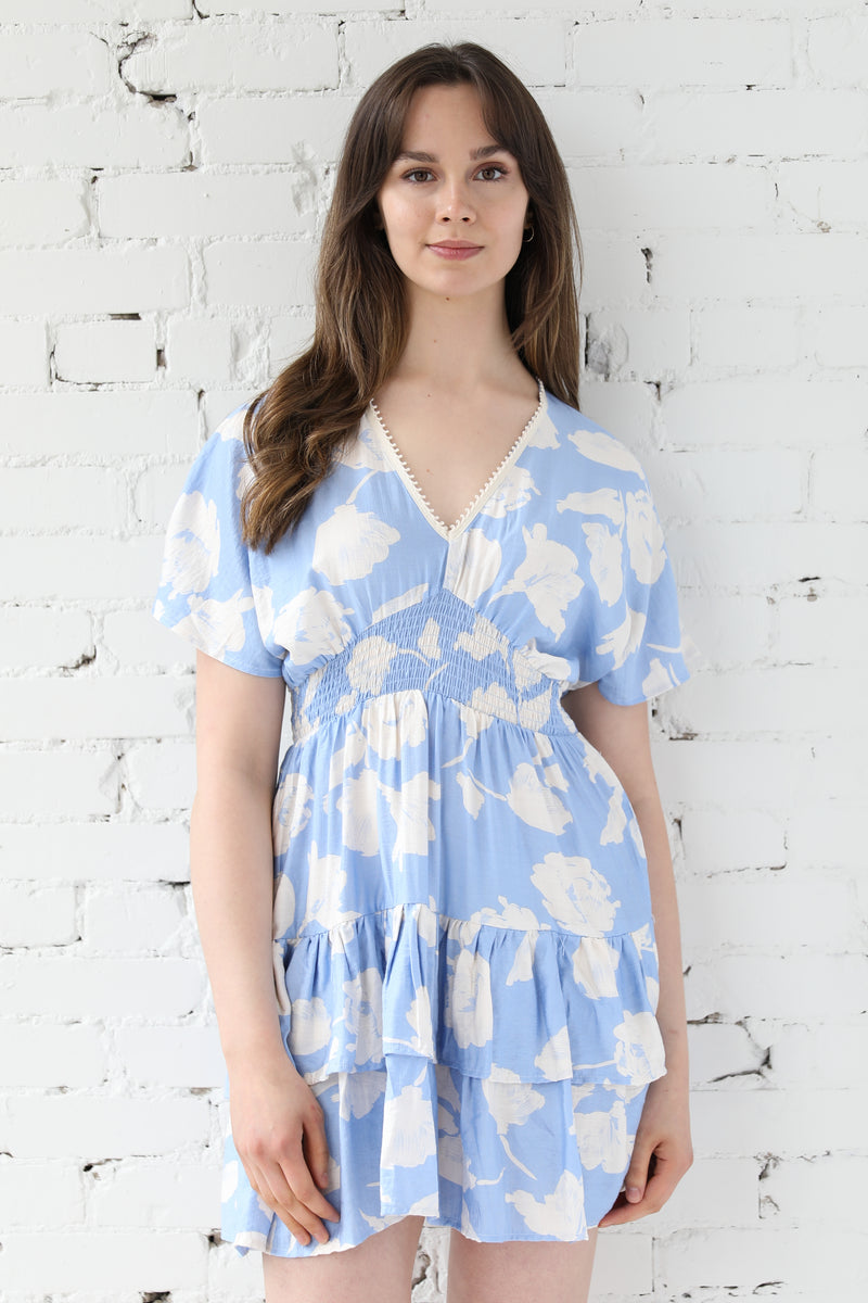 Eliana Smocked Tiered Dress
