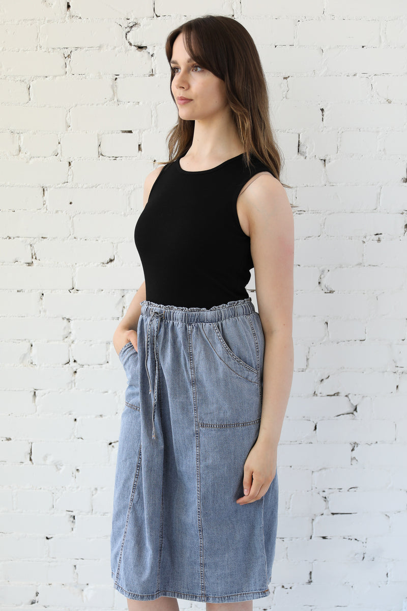 Denim Combo Dress