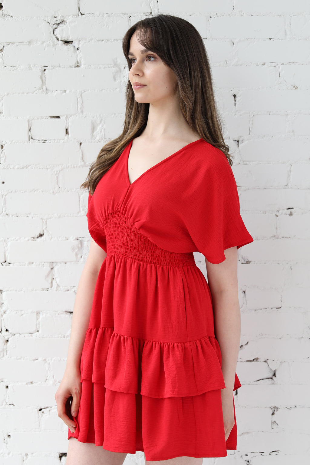 Livi Tiered Midi Dress