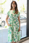 Julia Floral Print Midi Dress