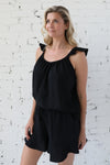 MARLEE </br>Ruffle Shoulder Tank
