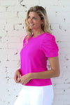 AVERY RAYNE </br>Corale Puff Sleeve Top