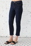 High Rise Ankle Slim Straight