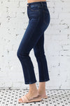 High Rise Ankle Slim Straight