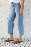 High Rise Barrel Jeans