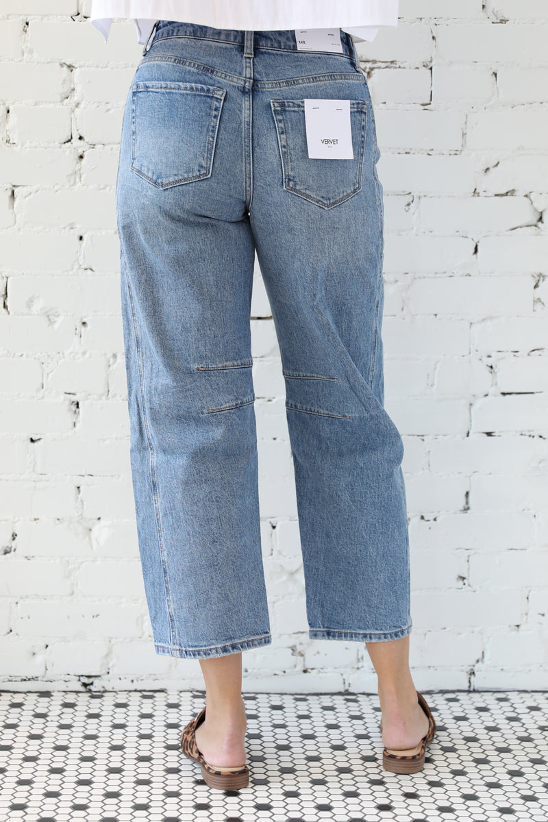 High Rise Barrel Jeans