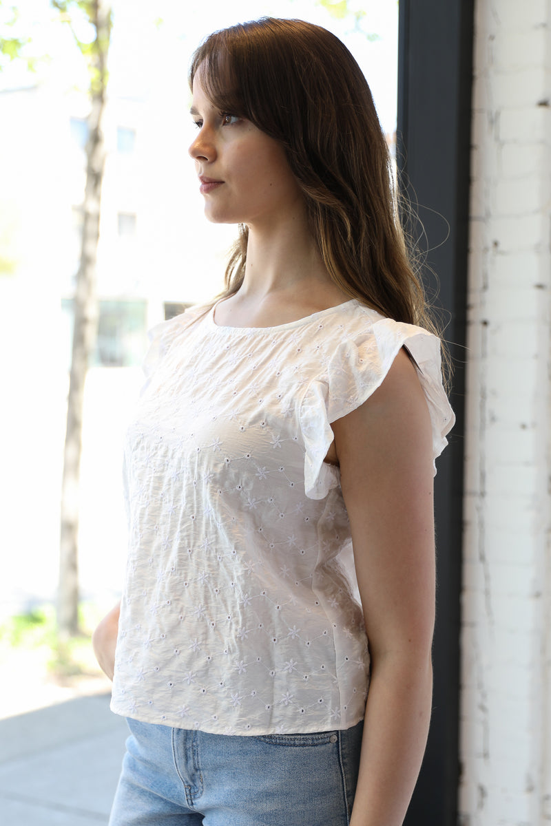 Ella Eyelet Blouse
