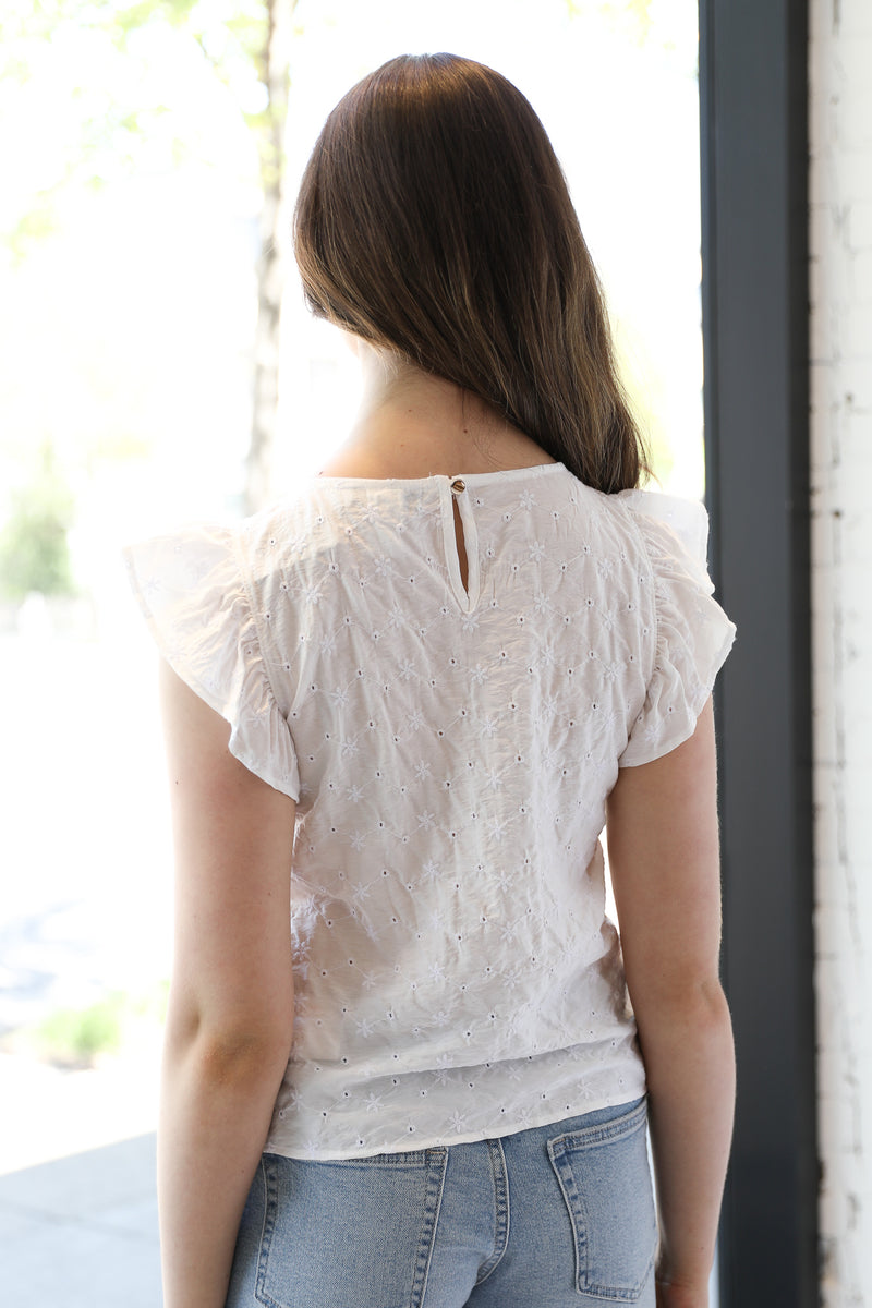 Ella Eyelet Blouse