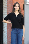 Short Sleeve Polo Knit