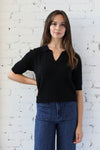 Short Sleeve Polo Knit