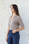 Short Sleeve Polo Knit